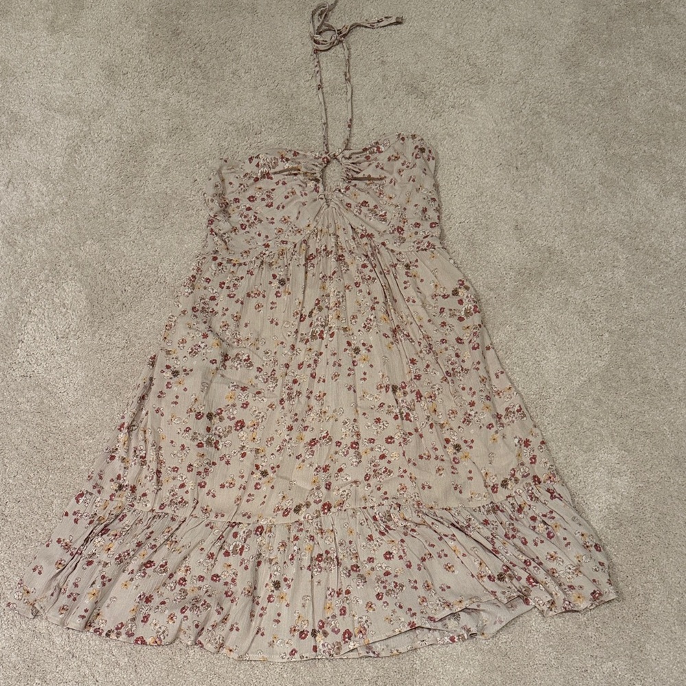 Sozy Floral Halter Dress